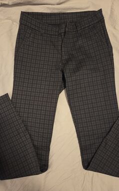KUT Womens Gray Plaid Dress Pants - Classic Workwear